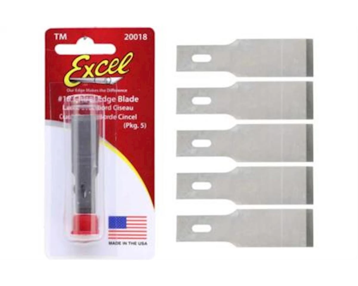 Excel #18 Blade Chisel Replacement Blades (5) 3 Excel #18 Blade Chisel Replacement Blades (5)