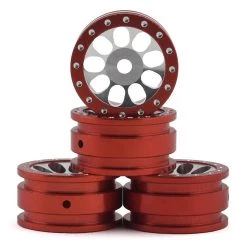 Orlandoo Hunter Aluminum Porous 9 Hole Wheel (Red) (4)