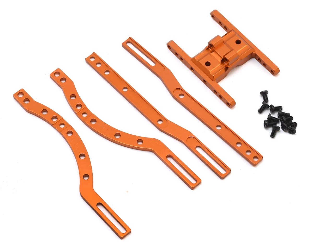 Orlandoo Hunter OH35A01 Aluminum Chassis Rail Set w/Skid (Orange) 3 Orlandoo Hunter OH35A01 Aluminum Chassis Rail Set w/Skid (Orange)
