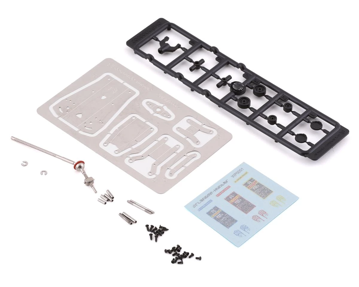 Orlandoo Hunter 1/32 Scale Floor Jack Kit (Silver) 3 Orlandoo Hunter 1/32 Scale Floor Jack Kit (Silver) - Image 2